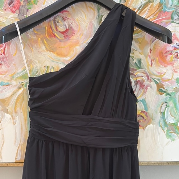 Lulus One-Shoulder Black Maxi Dress with Back Cutout – Size Small – NWT - Picture 11 of 11